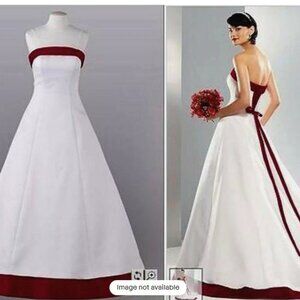 David's Bridal wedding gown, size 4